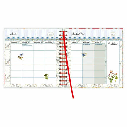Comello Familie Notitieagenda 17-maands 2027 Carousel  6 Personen