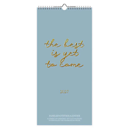 Comello Familienotitiekalender 2027 5 personen