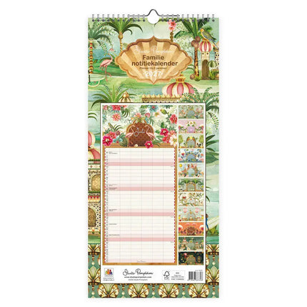 Comello Familienotitiekalender 2027 Pompidom 6 pers