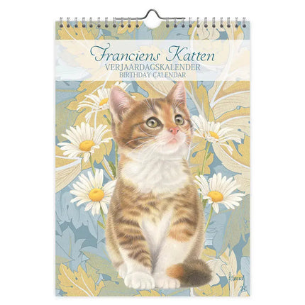 Comello Franciens Katten A4 Verjaardagskalender Saartje