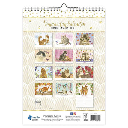 Comello Franciens Katten Verjaardagskalender Ginger