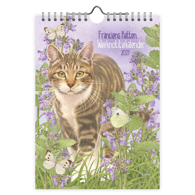 Comello Franciens Katten Weeknotitiekalender 2027 Suus
