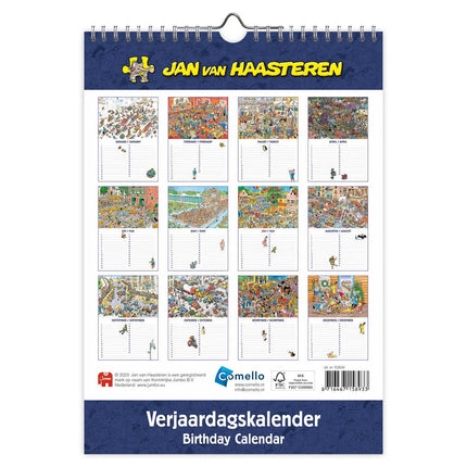 Comello Jan van Haasteren Verjaardagskalender