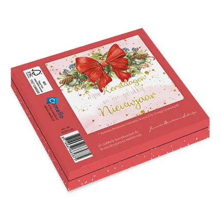 Comello Janneke Brinkman Kerstkaarten - Strik – Amaryllis