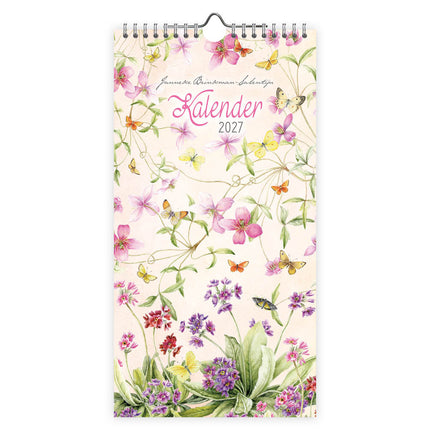 Comello Janneke Brinkman Maandnotitiekalender 2027 Clematis en Primula