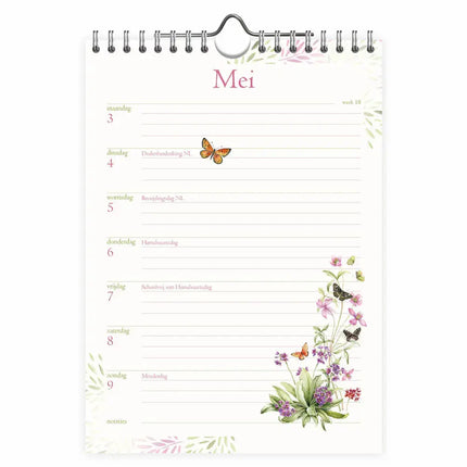 Comello Janneke Brinkman Weeknotitiekalender 2027 Clematis