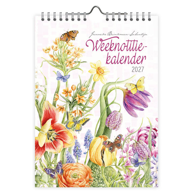 Comello Janneke Brinkman Weeknotitiekalender 2027 Tulpen