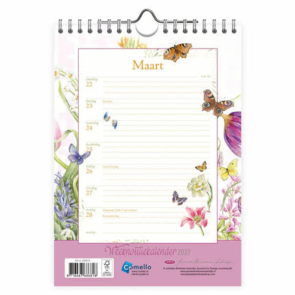 Comello Janneke Brinkman Weeknotitiekalender 2027 Tulpen