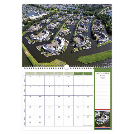 Comello Nederland in Vogelvlucht Kalender 2027 Panorama