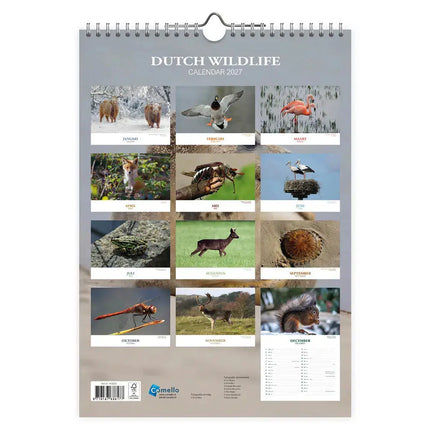 Comello Nederlandse Wildlife Kalender 2027