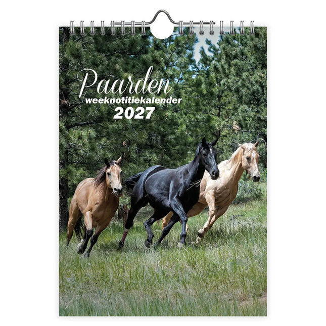 Comello Paarden WEEKnotitiekalender 2027