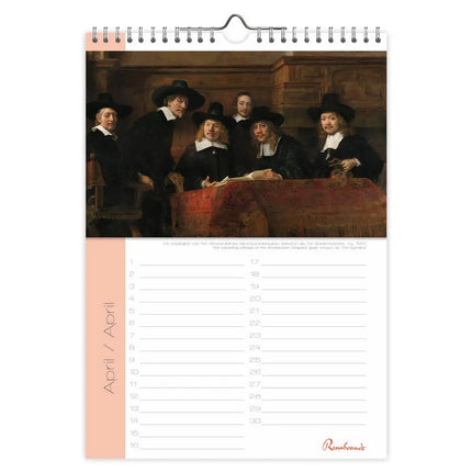 Comello Rembrandt A4 Verjaardagskalender
