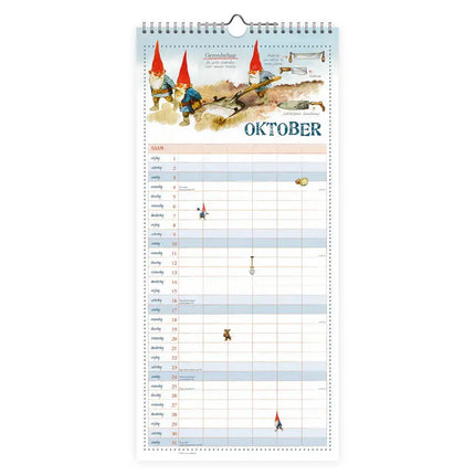 Comello Rien Poortvliet Familienotitiekalender 2027