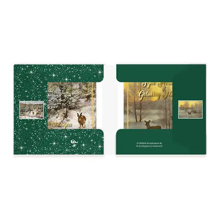 Comello Rien Poortvliet Kerstkaarten Natuur - Drie reeën – Haas