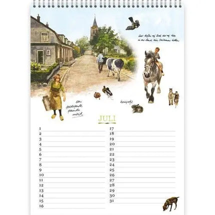 Comello Rien Poortvliet lang leve de boerderij Verjaardagskalender