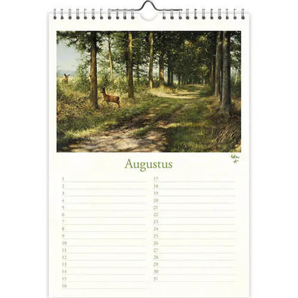Comello Rien Poortvliet Natuur A4 Verjaardagskalender