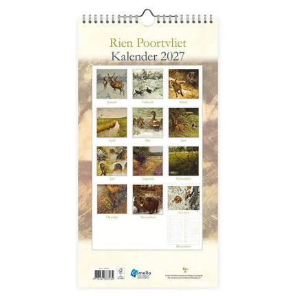 Comello Rien Poortvliet Notitiekalender 2027 Vos