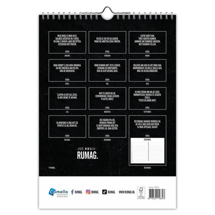 Comello Rumag A4 Verjaardagskalender
