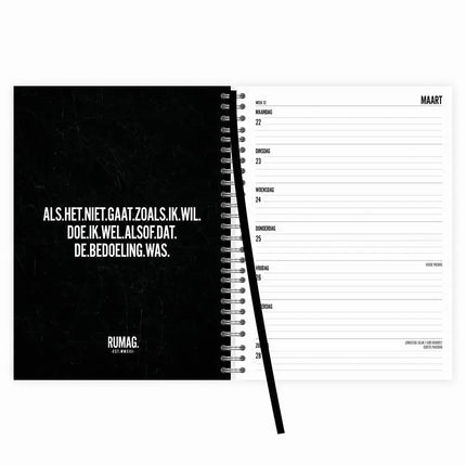 Comello Rumag Bureau-agenda (zachte kaft) 2027