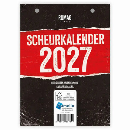 Comello Rumag Scheurkalender 2027