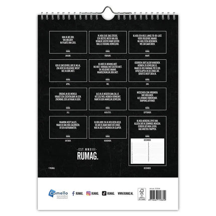 Comello Rumag Verjaardagskalender