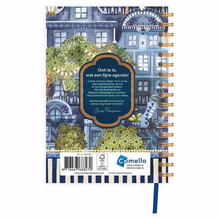 Comello Studio Pompidom Spiraalagenda (luxe) Going Dutch 2027