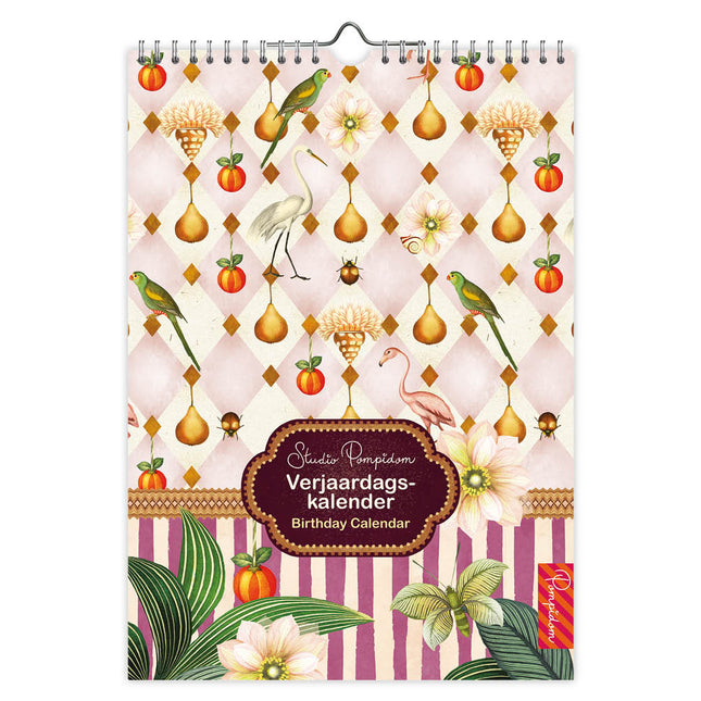 Comello Studio Pompidon A4 Verjaardagskalender