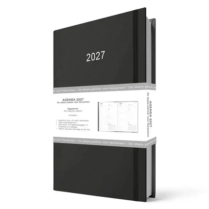 Comello Thuiswerkagenda 2027 A5 Zwart