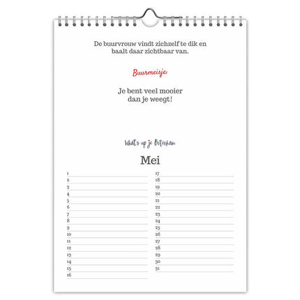Comello What’s up je boterham Verjaardagskalender A4