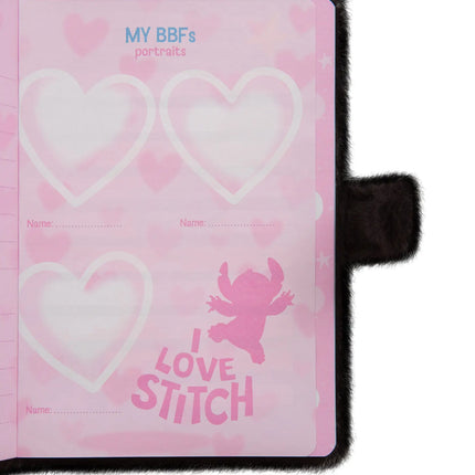 CoolPack Disney Stitch Plush Notitieboek A5 Black