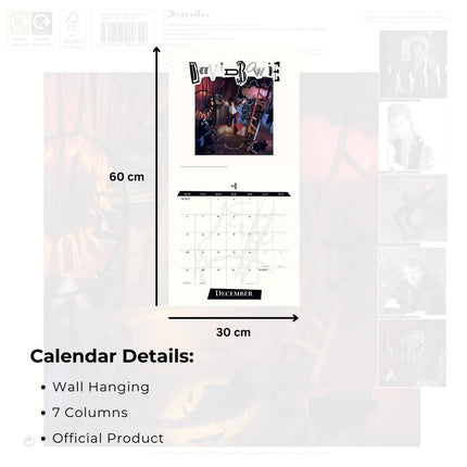 Danilo David Bowie Kalender 2027 Record Sleeve