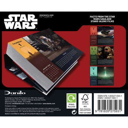 Danilo Disney Star Wars Boxed Kalender 2026