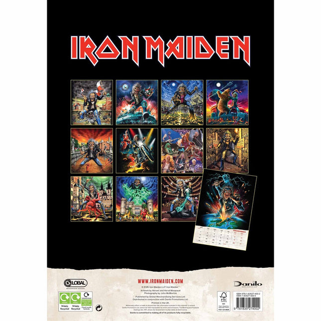 Danilo Iron Maiden Kalender 2026 A3