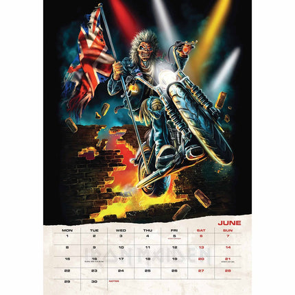 Danilo Iron Maiden Kalender 2026 A3