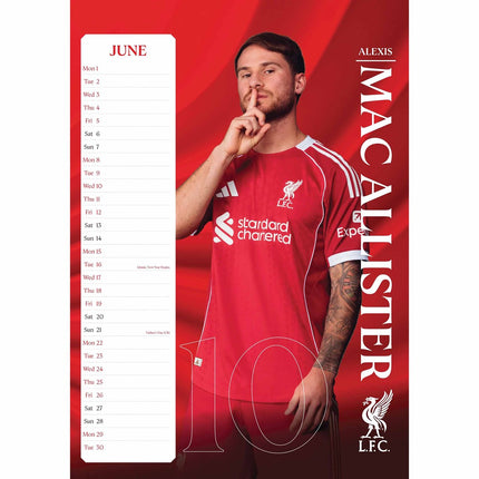 Danilo Liverpool Kalender 2026 A3