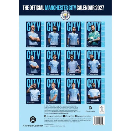 Danilo Manchester City Kalender 2027 A3