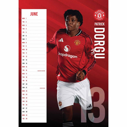 Danilo Manchester United FC Kalender 2026 A3