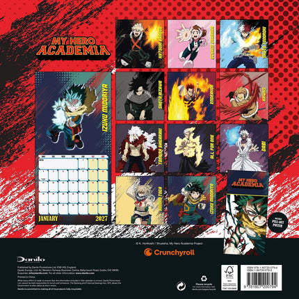 Danilo My Hero Academia Kalender 2027