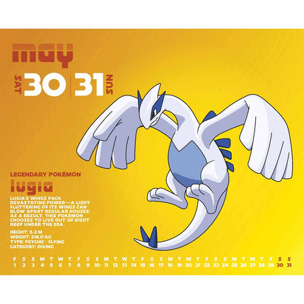 Danilo Pokemon Boxed Kalender 2027