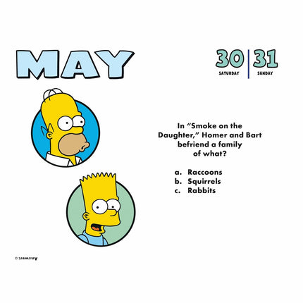 Danilo Simpsons Boxed Kalender 2026
