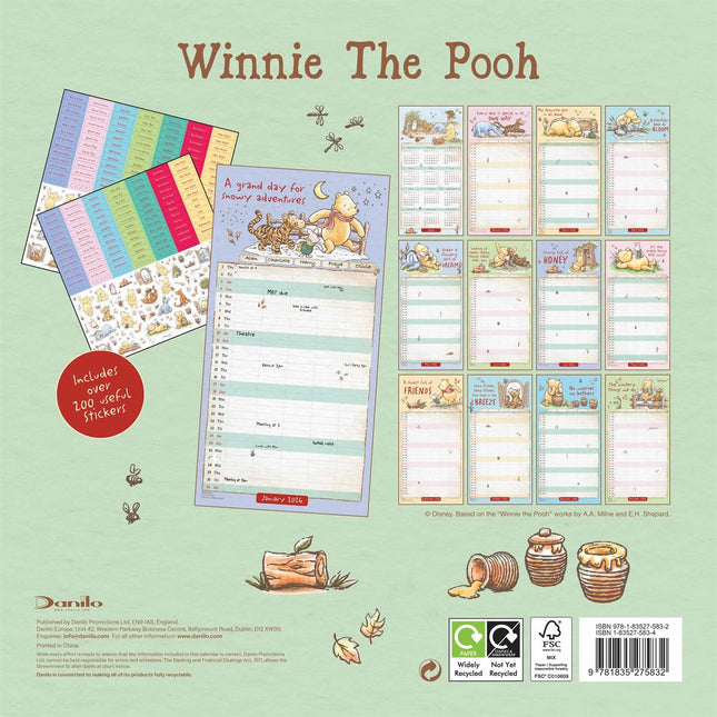 Danilo Winnie the Pooh Kalender 2026 Organiser