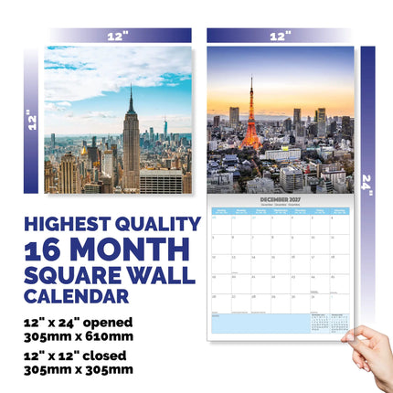 Dayplanner Amazing Cities Kalender 2027