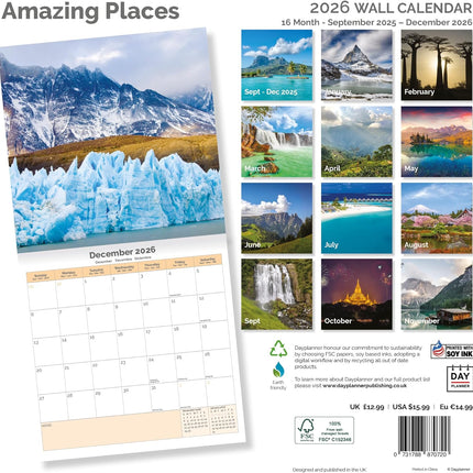 Dayplanner Amazing Places Kalender 2026