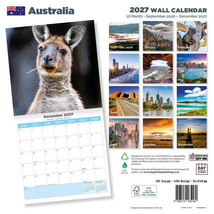 Dayplanner Australie Kalender 2026
