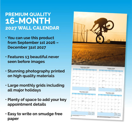 Dayplanner BMX Kalender 2026