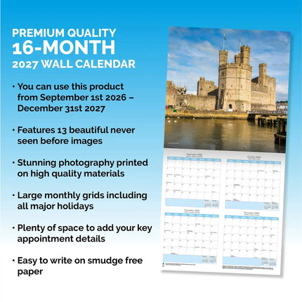 Dayplanner Britse Kastelen Kalender 2026