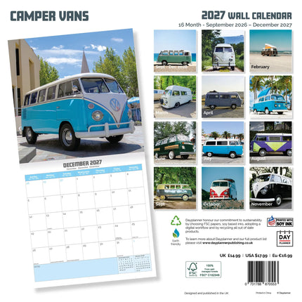 Dayplanner Camper Vans Kalender 2027