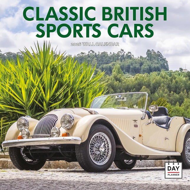 Dayplanner Classic British Sports Cars Kalender 2026