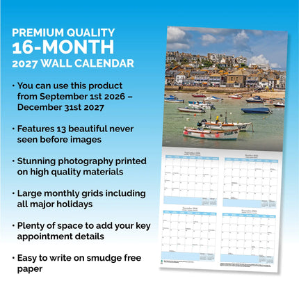 Dayplanner Cornwall Kalender 2027