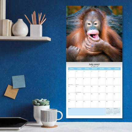 Dayplanner Dieren Selfies Kalender 2027